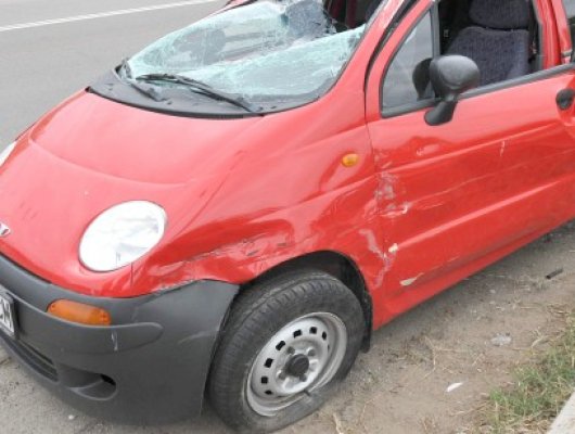 A provocat un accident şi a fugit de la faţa locului